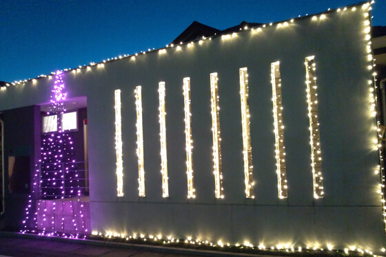 LEDイルミネーション　診療所　群馬県高崎市